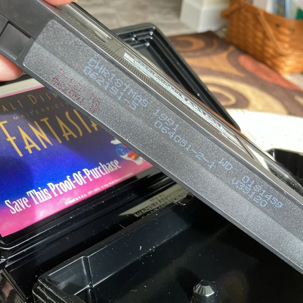VHS 2 VIDEOS WALT DISNEY MASTERPIECE FANTASIA AND BROTHER BEAR THX CERTIFIED